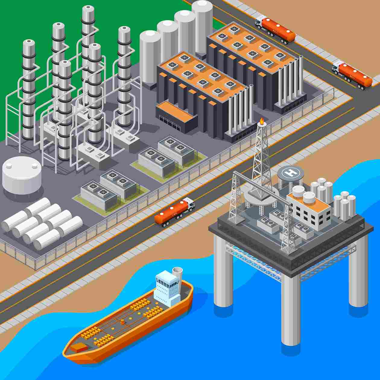 Bulk fuel management dashboard tracking inventory and deliveries